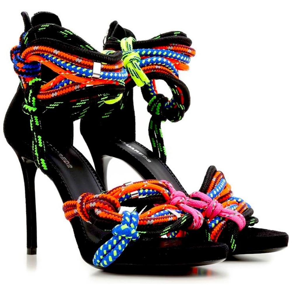 Dsquared2 Ariel rope heels RARE
